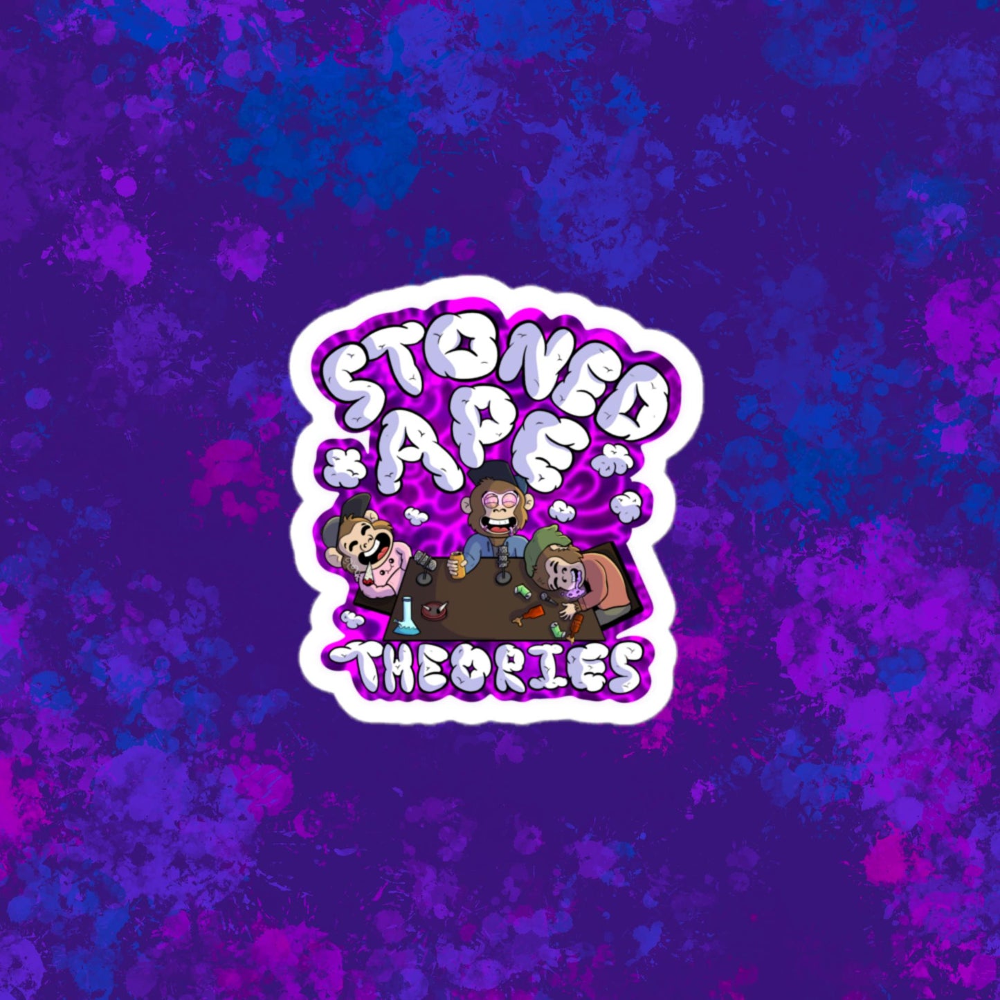 Stoned Ape Theories Podcast Sticker