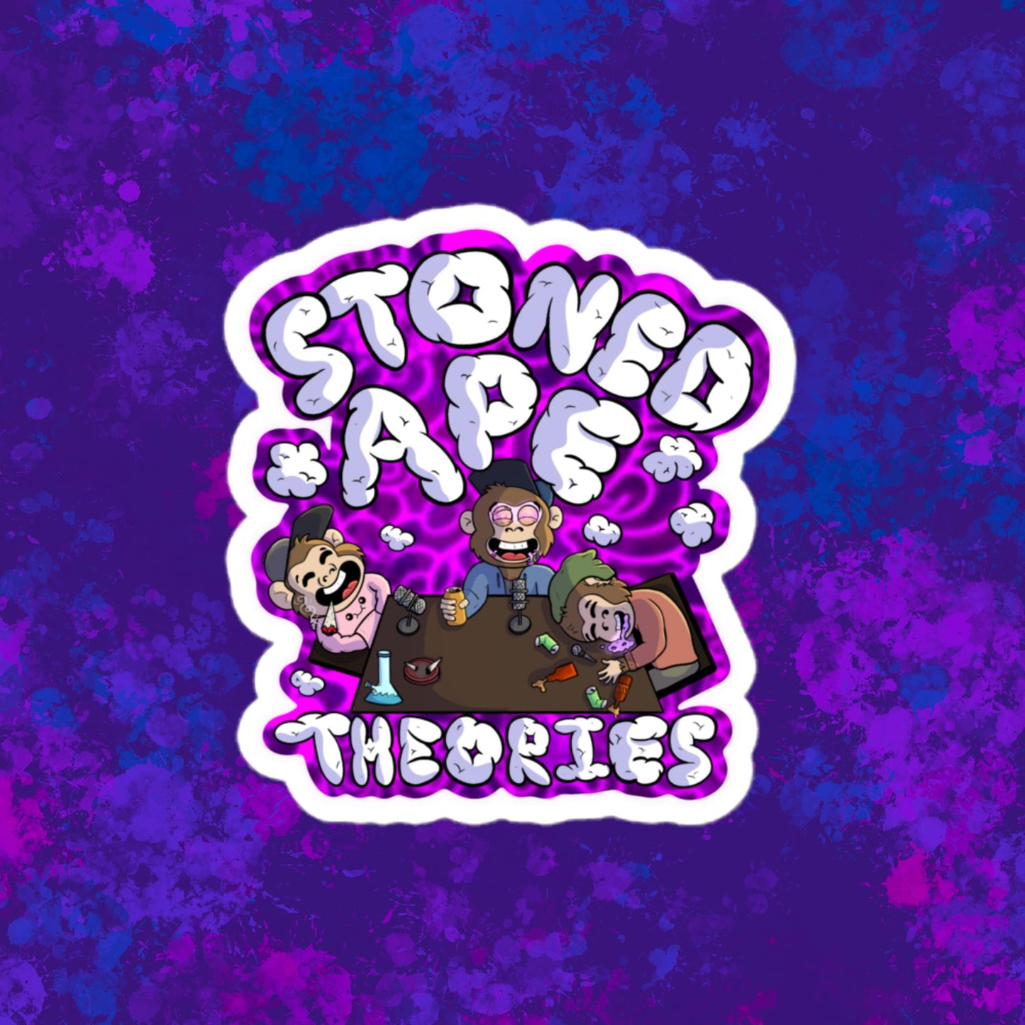 Stoned Ape Theories Podcast Sticker