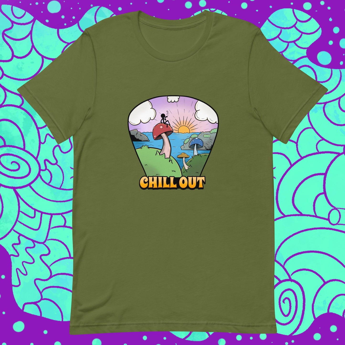 Chill Out Mushroom T-Shirt