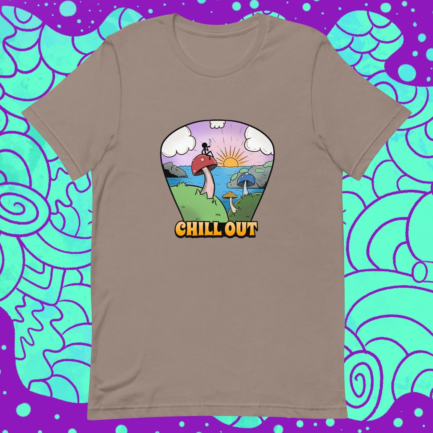 Chill Out Mushroom T-Shirt